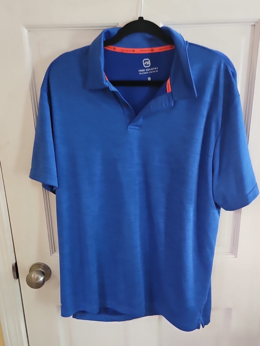 Free Country Men’s Bright Blue Performance Polo XL
